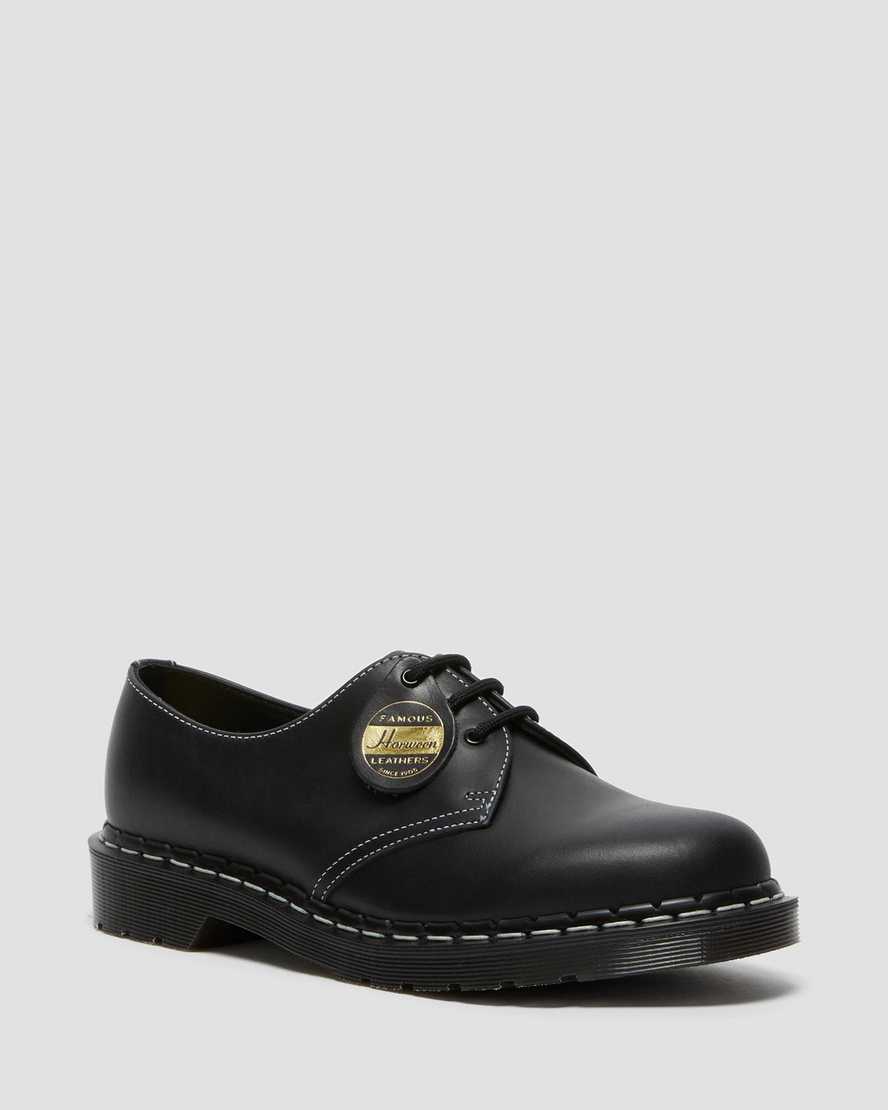 Dr Martens Oxford Shoes Men's 1461 Cavalier Leather Black | Malaysia 23456-DWRU